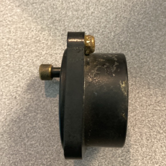 Vintage Waltham 8 Days aviation clock instrument panel gauge, cold war era? - Picture 6 of 7